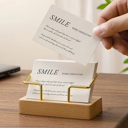 Modular Wooden Card Holder Rail (2-Pack)